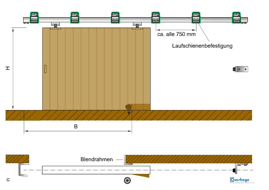 Bauanleitung / Bausatz Schiebetor